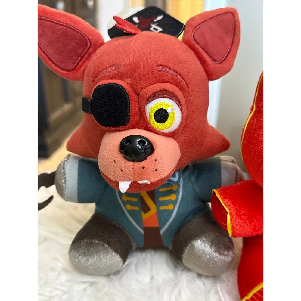 Five Nights at Freddys Plush Lot Foxy Bonnie Freddy Chica Reversible 7-8 Inch